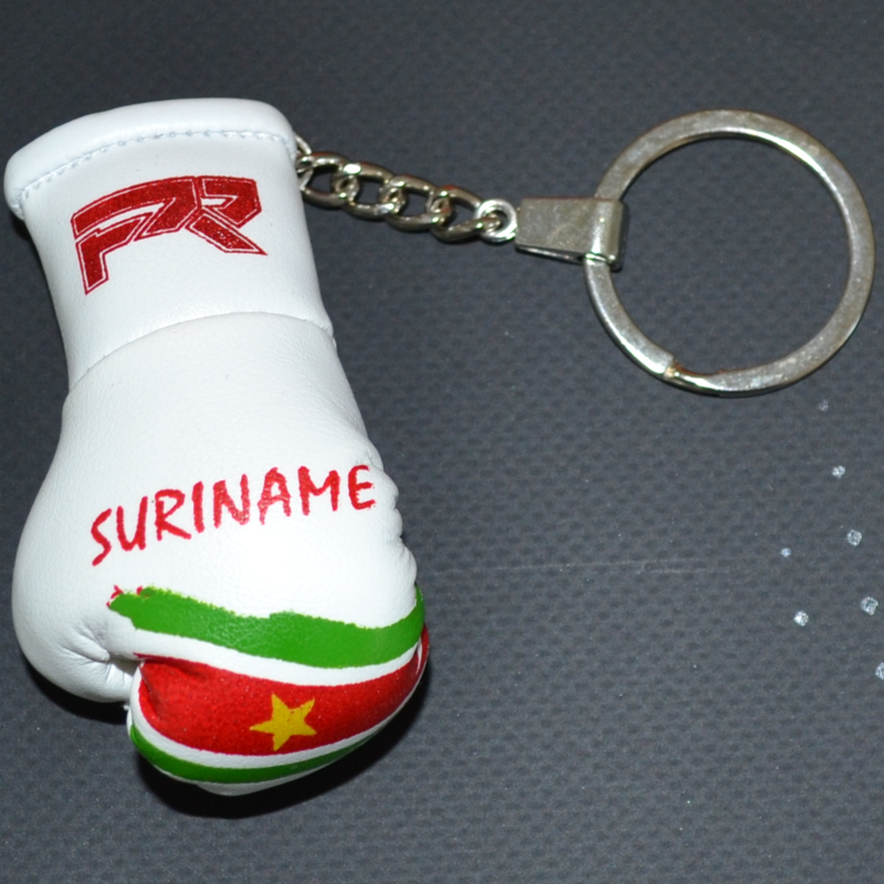 PunchR™  Punch Round Boxing Glove Keyring Flag Suriname