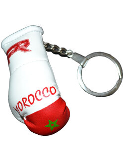 PunchR™  Punch Round Boxing Glove Keyring Flag Marocco