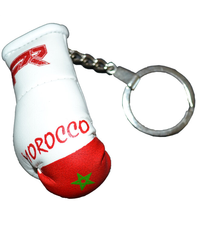 PunchR™  Punch Round Boxing Glove Keyring Flag Marocco