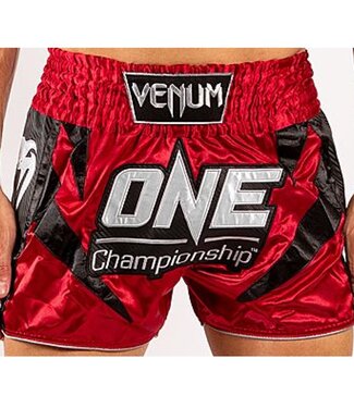 Venum Venum x ONE FC Muay Thai Kickboks Broekje Rood