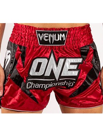 Venum Venum x ONE FC Muay Thai Kickboxing Shorts Red