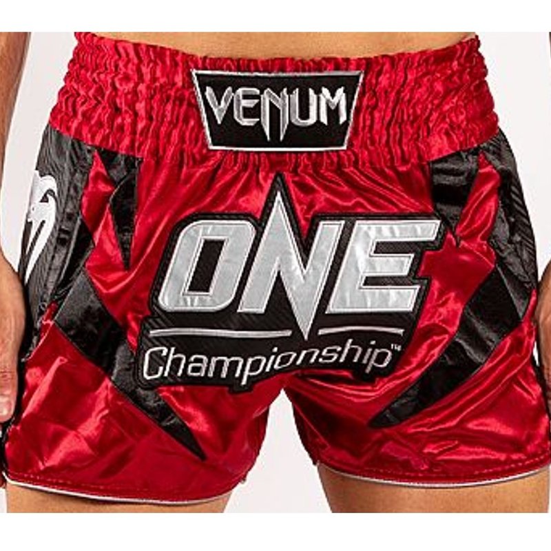 Venum Venum x ONE FC Muay Thai Kickboxing Shorts Red