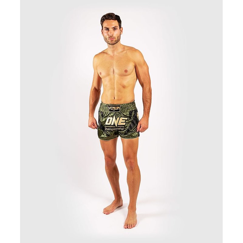 Venum Venum x ONE FC Muay Thai Short Khaki Gold