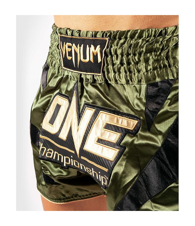 Venum Venum x ONE FC Muay Thai Shorts Khaki Gold