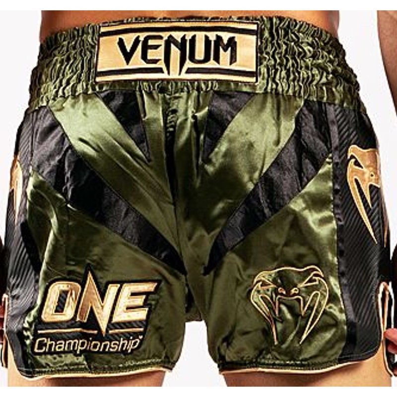 Venum Venum x EIN FC Muay Thai Shorts Khaki Gold