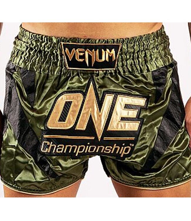Venum Venum x ONE FC Muay Thai Shorts Khaki Gold