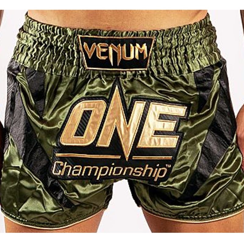 Venum Venum x EIN FC Muay Thai Shorts Khaki Gold