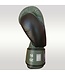 MUAY Premium Leather Boxing Gloves Black Army Green