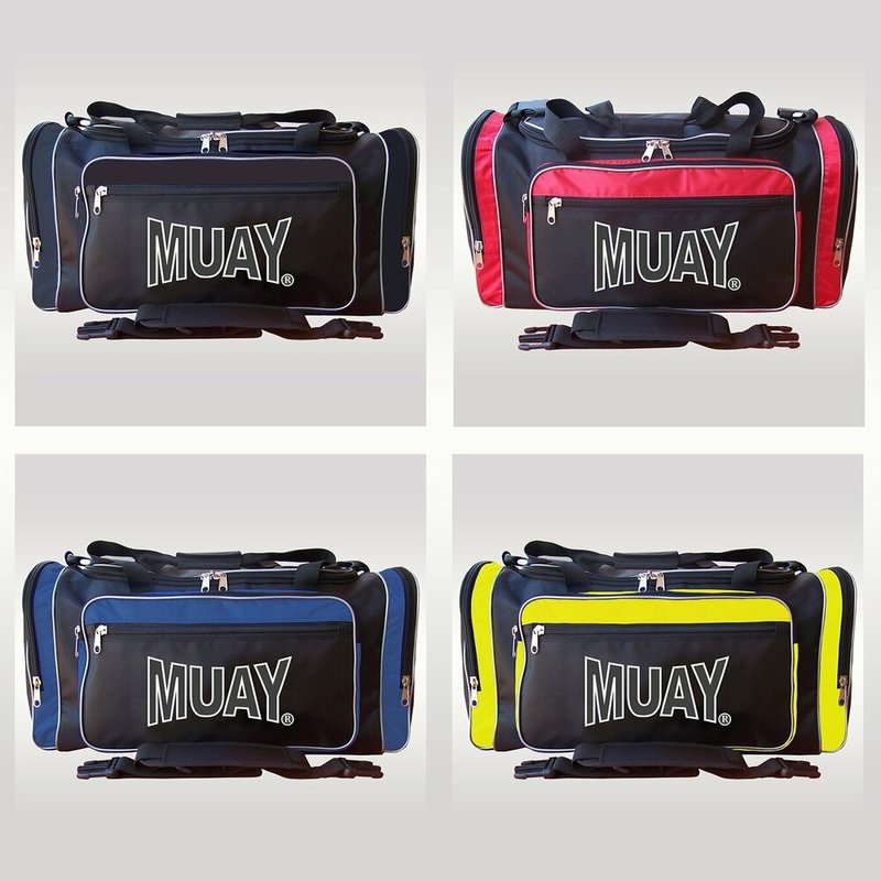 MUAY® MUAY® Classic Sports Bag Black Red Muay Thai Sportsgear