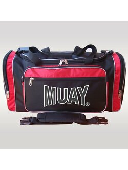 MUAY® MUAY® Classic Sporttas Zwart Rood Muay Thai Sportsgear