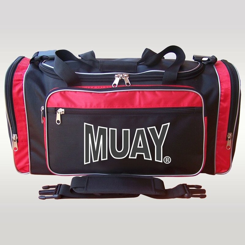 MUAY® MUAY® Classic Sporttasche Schwarz Rot Muay Thai Sportsgear