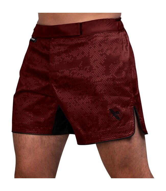 Hayabusa Hex Hybrid Fight Short Burgundy