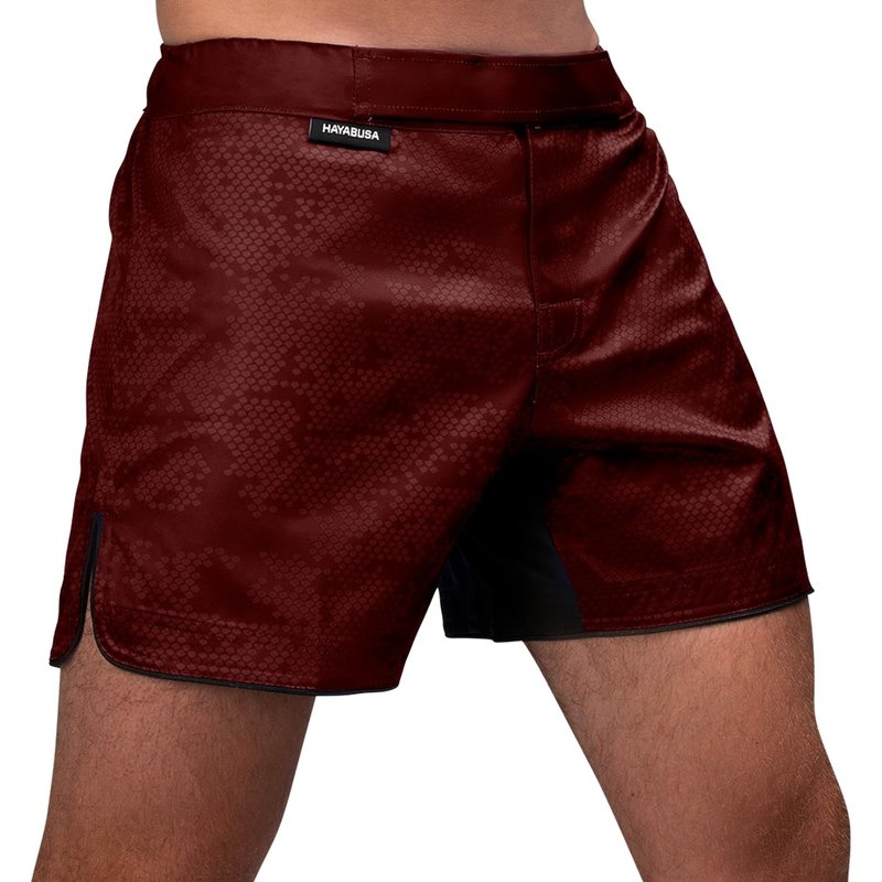 Hayabusa Hayabusa Hex Hybrid Fight Shorts Burgundy