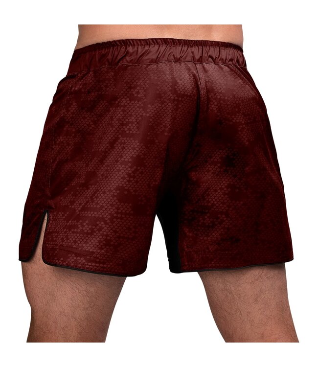 Hayabusa Hex Hybrid Fight Shorts Burgundy