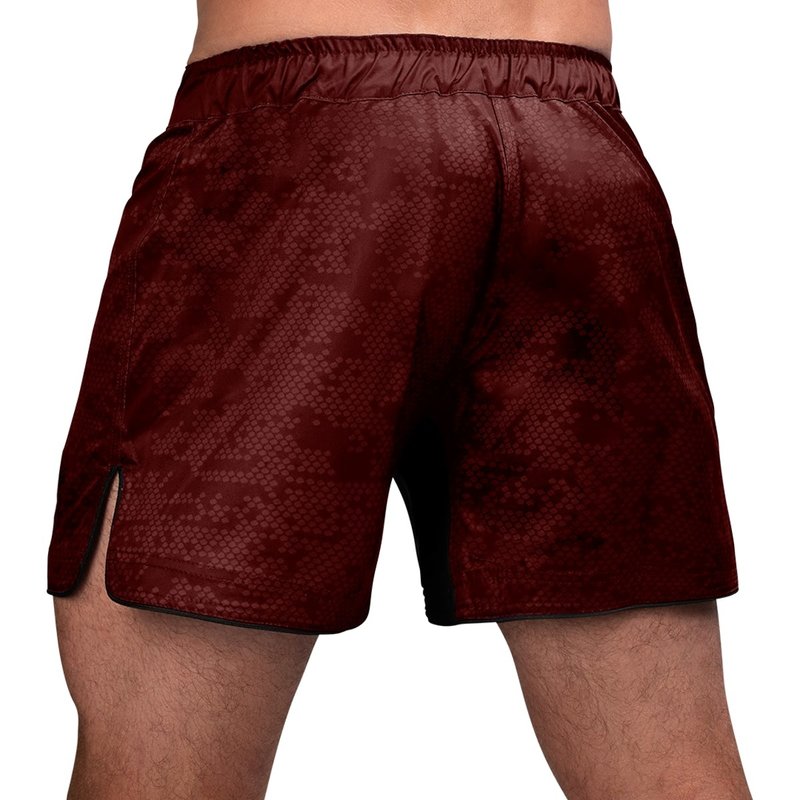 Hayabusa Hayabusa Hex Hybrid Fight Shorts Burgundy