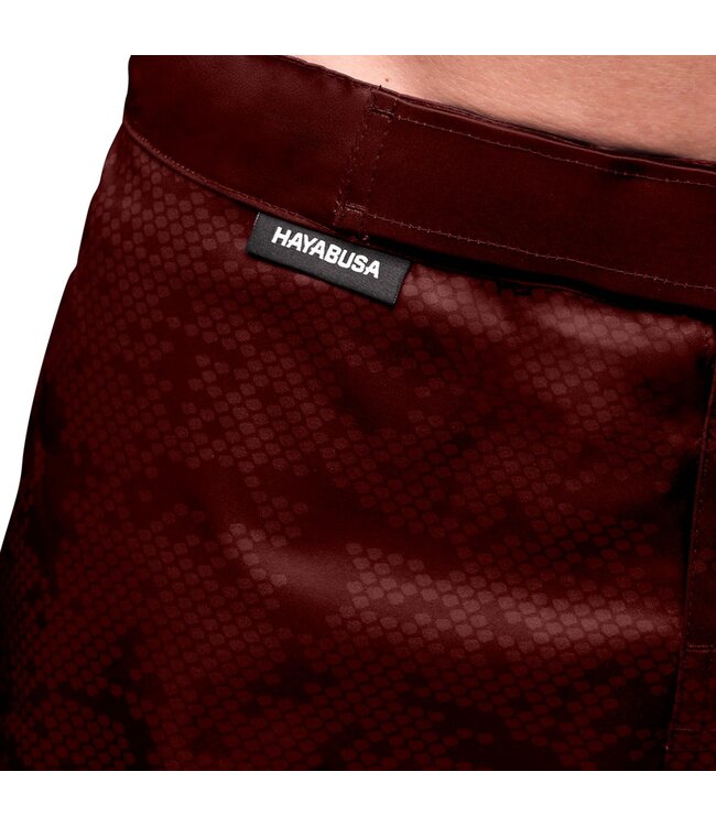 Hayabusa Hex Hybrid Fight Shorts Burgundy