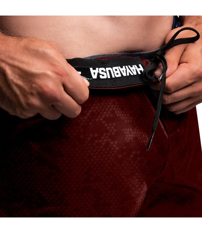 Hayabusa Hex Hybrid Fight Short Burgundy
