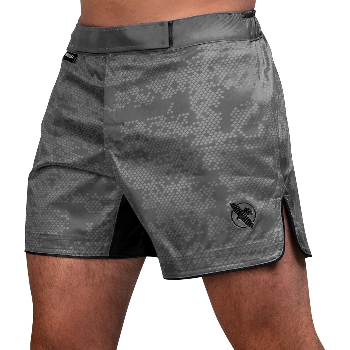 Hayabusa Hex Hybrid Fight Shorts Grey - Fightwear Shop - Europe