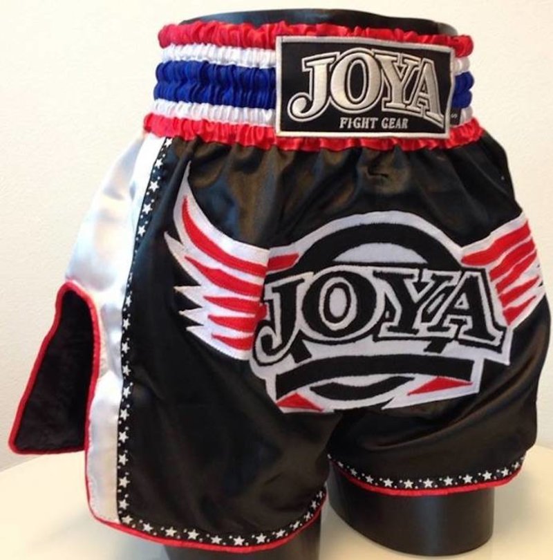 Joya Joya Kickboxing Shorts 50 Fighter Schwarz Rot by Joya Fight Wear