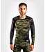 Venum Contender 5.0 Rashguards L/S Khaki Camo Groen