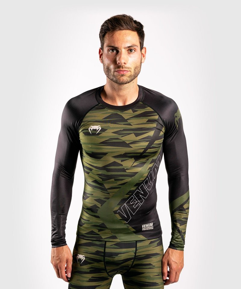 Venum Venum Contender 5.0 Rashguards L/S Khaki Camo