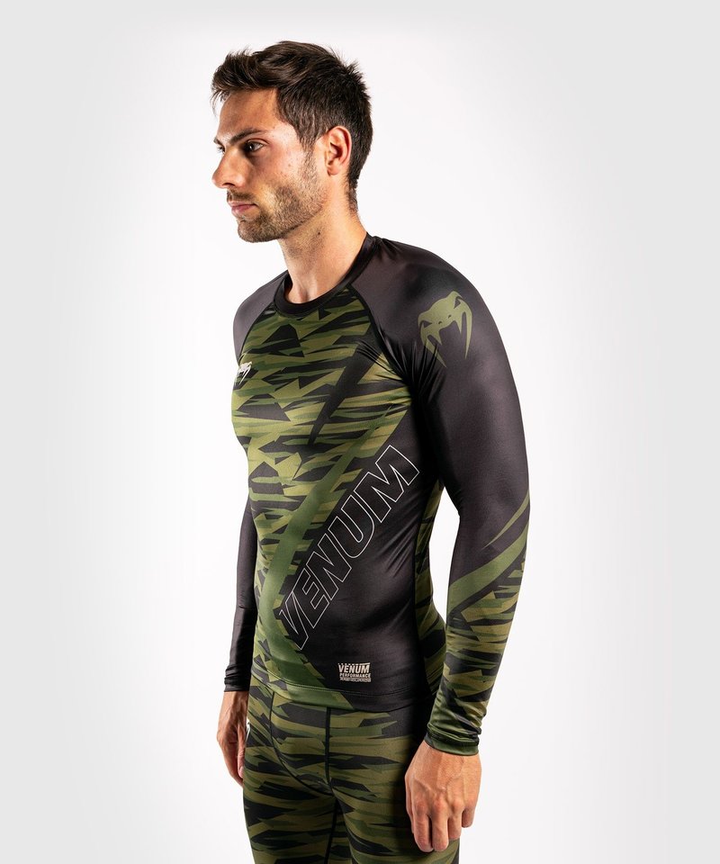 Venum Venum Contender 5.0 Rashguards L / S Khaki Camo