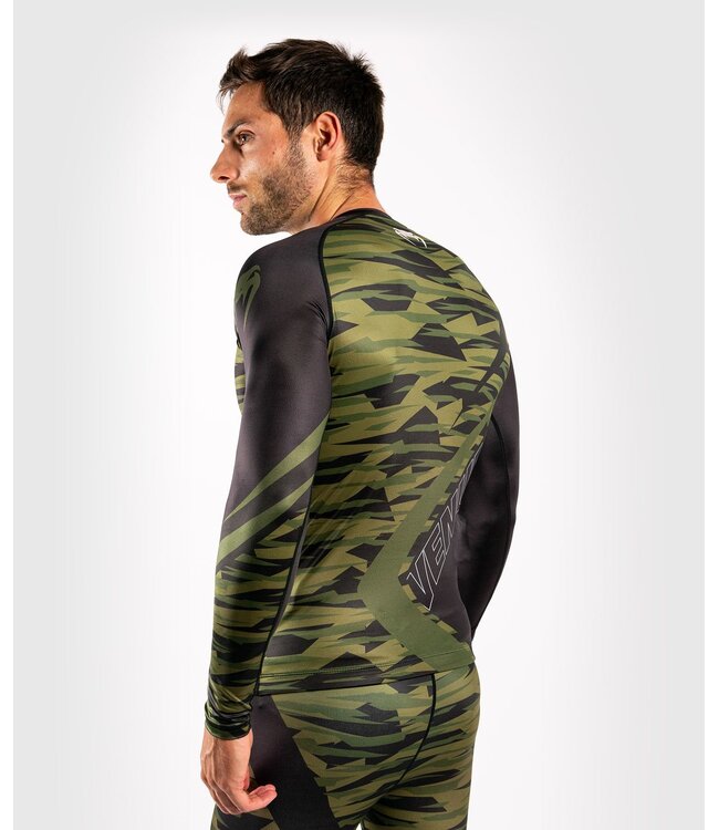 Venum Contender 5.0 Rashguards L/S Khaki Green Camo