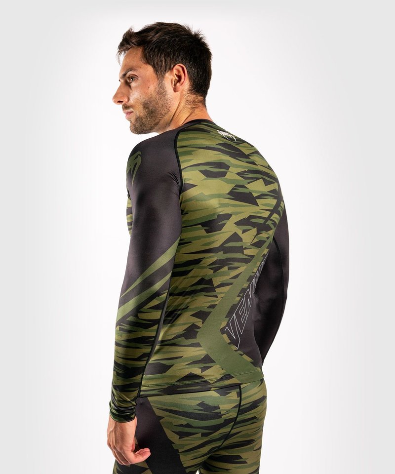 Venum Venum Contender 5.0 Rashguards L / S Khaki Camo