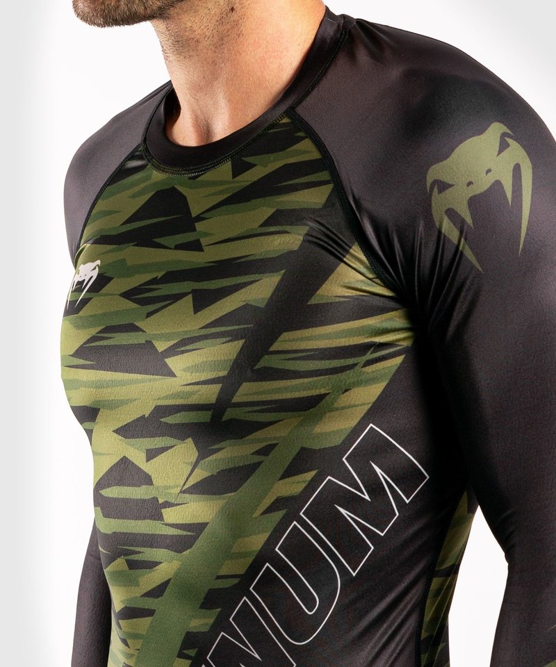 Venum Venum Contender 5.0 Rashguards L / S Khaki Camo