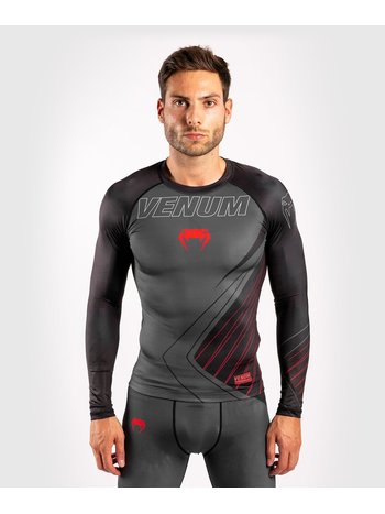 Venum Venum Contender 5.0 Rashguards L/S Schwarz Rot