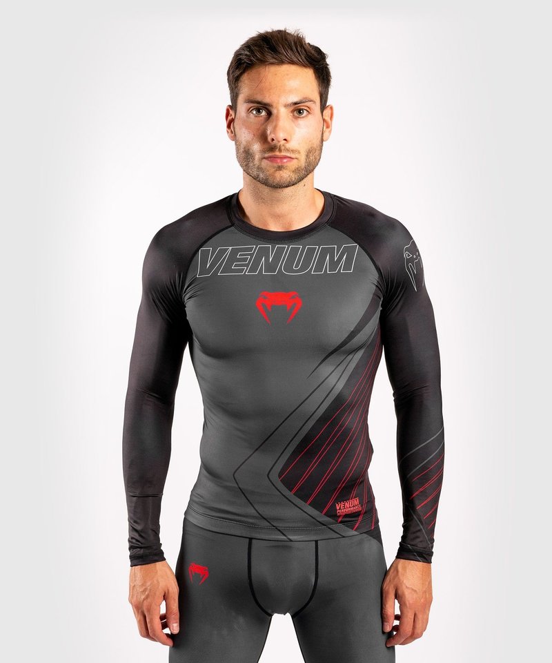 Venum Venum Contender 5.0 Rashguards L/S Black Red