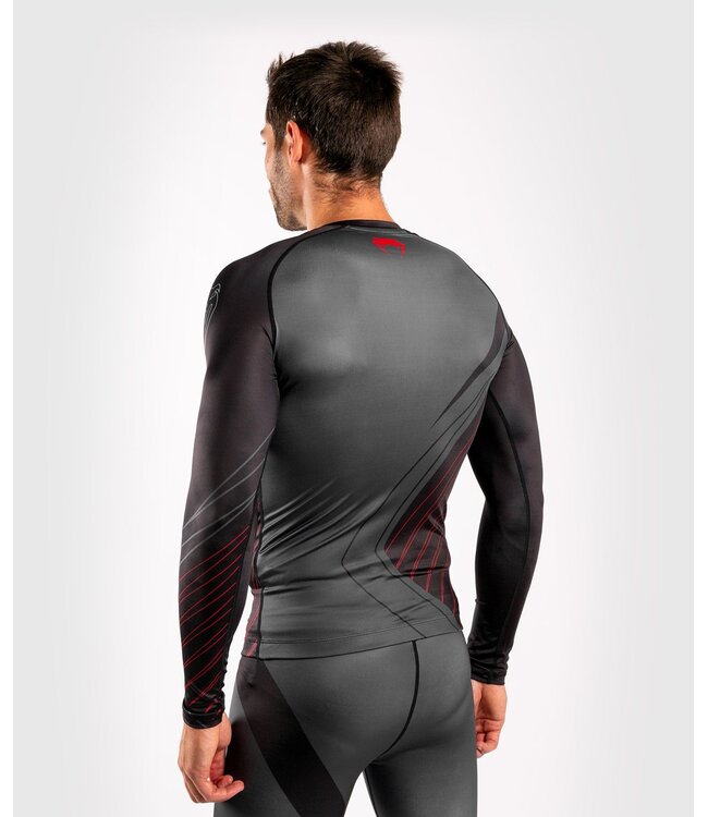 Venum Contender 5.0 Rashguards L/S Black Red