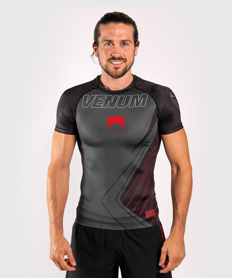 Venum Venum Contender 5.0 Rashguards K/A Schwarz Rot