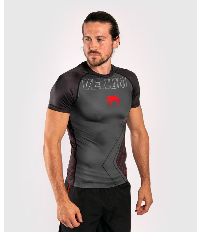 Venum Contender 5.0 Rashguards S/S Zwart Rood