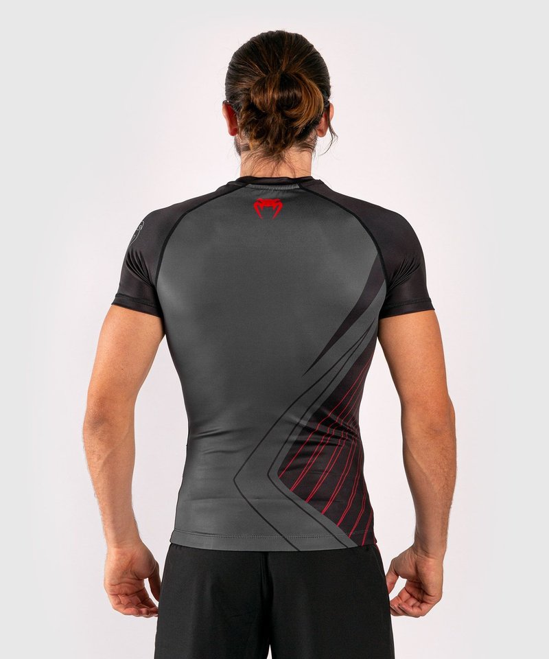 Venum Venum Contender 5.0 Rashguards S/S Zwart Rood