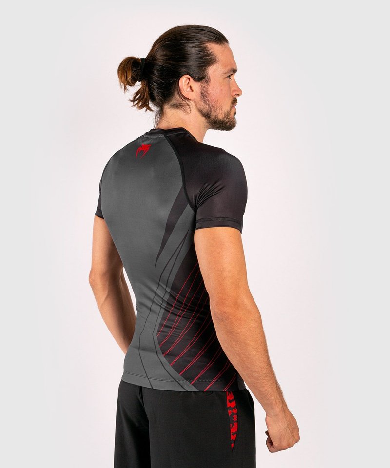 Venum Venum Contender 5.0 Rashguards K/A Schwarz Rot