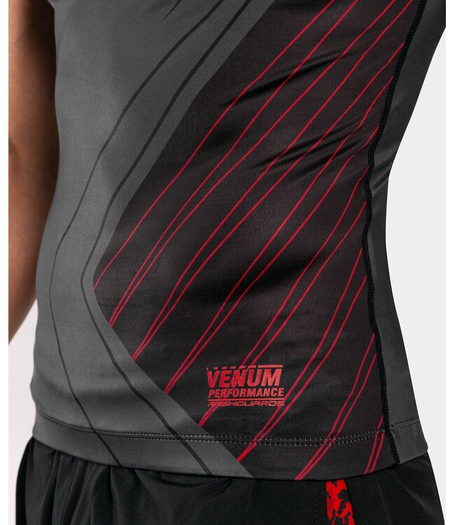 Venum Contender 5.0 Rashguards S/S  Black Red