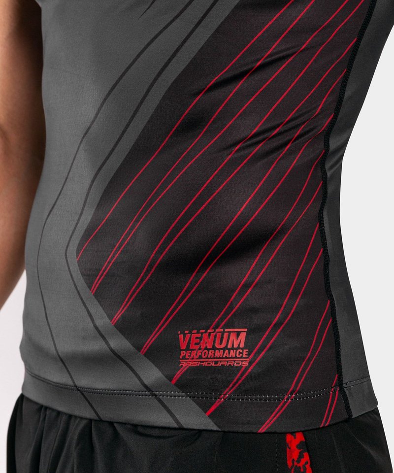 Venum Venum Contender 5.0 Rashguards K/A Schwarz Rot