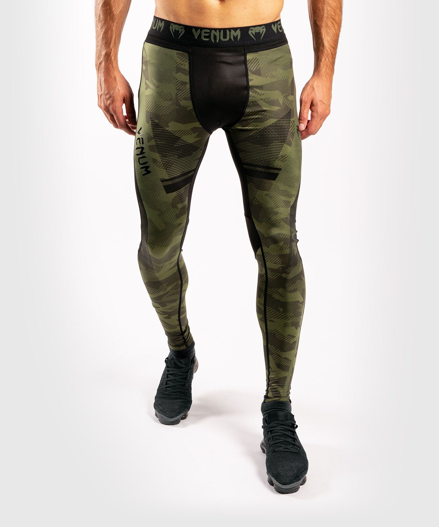 Venum Trooper Spats Tights Forest Camo Black FIGHTWEAR SHOP EUROPE
