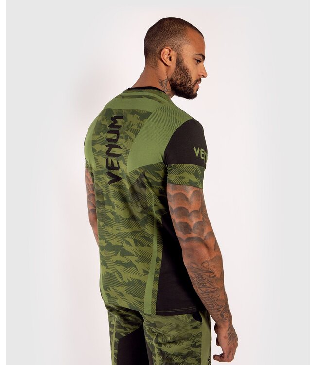 Venum TROOPER T-Shirt Katoen Forest Camo Groen Zwart