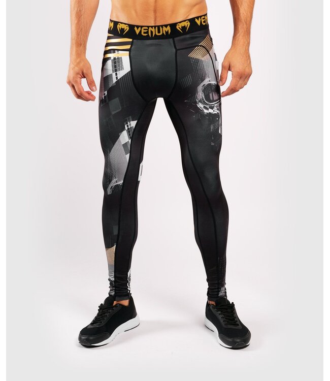 Venum SKULL Spats Tights Black Gold