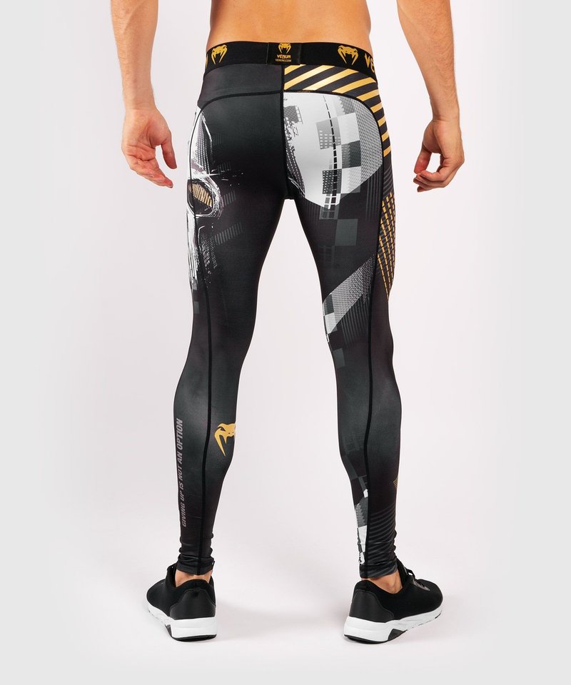 Venum Venum SKULL Spats Tights Black Gold