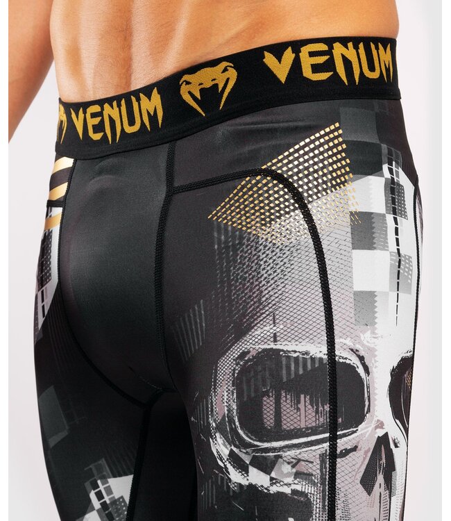 Venum Venum SKULL Spats Tights Black Gold