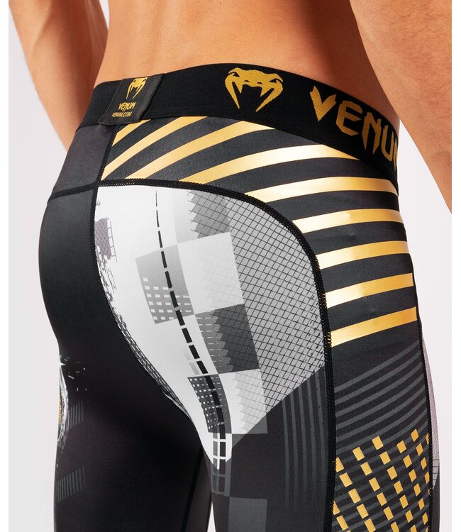 Venum Venum SKULL Legging Spats Tights Zwart Goud