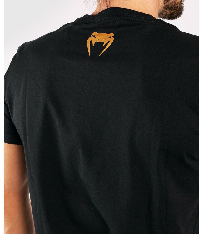 Venum Skull T-shirts Zwart Goud