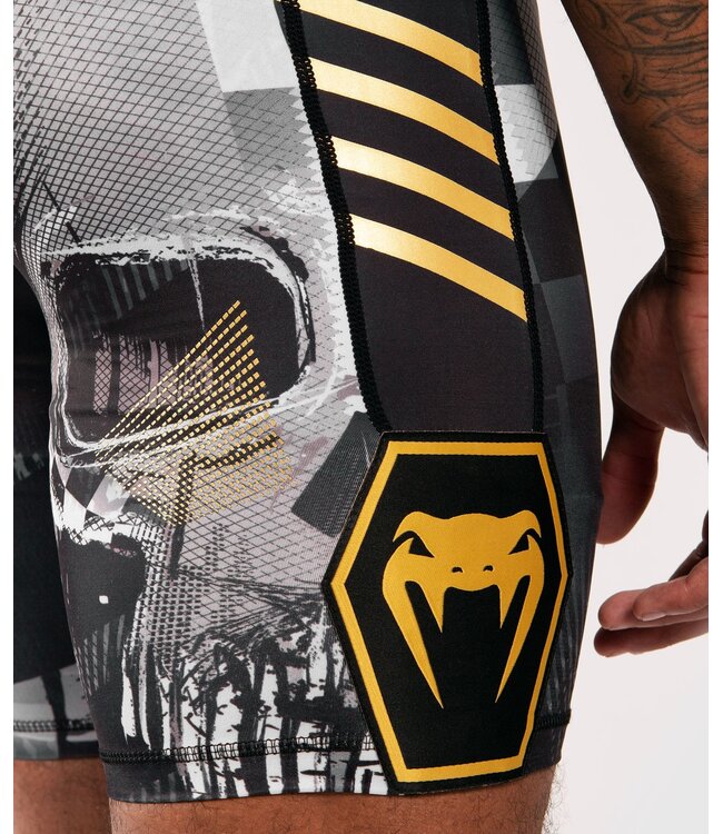 Venum Venum Skull Compression Shorts Black Gold
