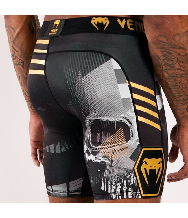 Venum Venum Skull Compression Shorts Black Gold