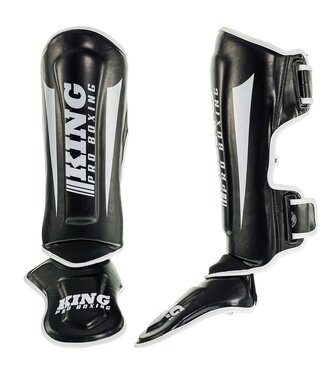 King Pro Boxing King Pro Boxing Schienbeinschützer KPB SG REVO 1 Schwarz Weiss
