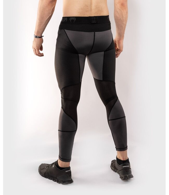 Venum Legging G-Fit Compression Pants Grey Black