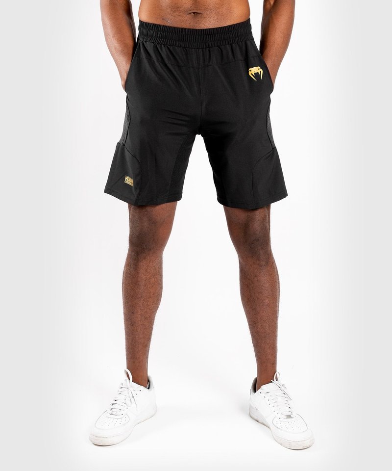 Venum Venum G-FIT Training Fitness Shorts Black Gold